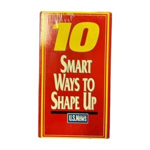 10 Smart Ways to Shape Up U.S. News Sealed New Health Fitness Exercise VHS‎ New